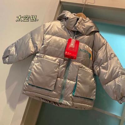 China Anti-wrinkle 2021 Winters OEM Custom Jacket For Kids Waterproof Children Boys Coat Bottoms Luminous Leather Reflective Jacket High Quality for sale