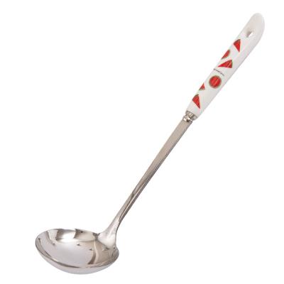 China Sustainable Promotional Various Durable Using Kitchen Stainless Steel Hot Pot Spoon for sale