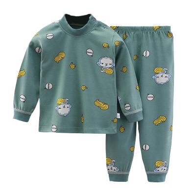 China Casual Cartoon Printing Kids Baby Sleepwear Children Pajamas Set for sale