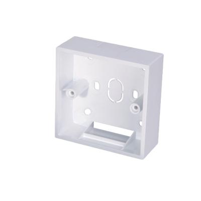 China Residential Injection Plastic Electronic Fence Wall Switch Box Repair Power Security 1 Way Electrical Switch Box for sale