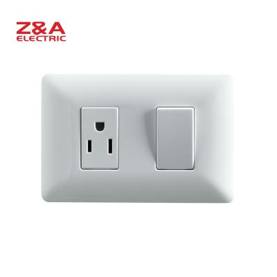 China PC + AM2213 Copper Wall Switch American Standard Italy Europe Socket Light Home for sale