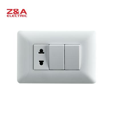 China PC + AM2312 Copper Wall Switch American Standard Italy Europe Socket Light Home for sale