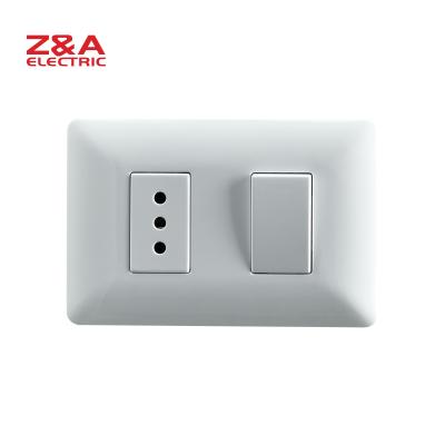 China PC + AM2227 Copper Wall Switch American Standard Italy Europe Socket Light Home for sale