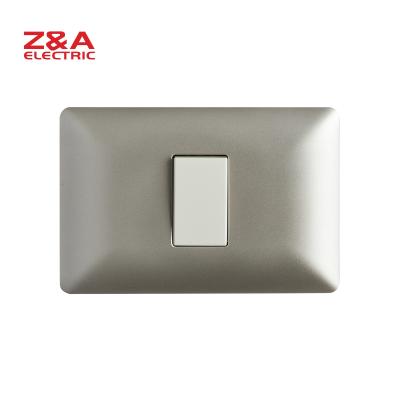 China PC + AM2101.3W.MCS Copper Wall Switch American Standard Italy Europe Socket Light Home for sale