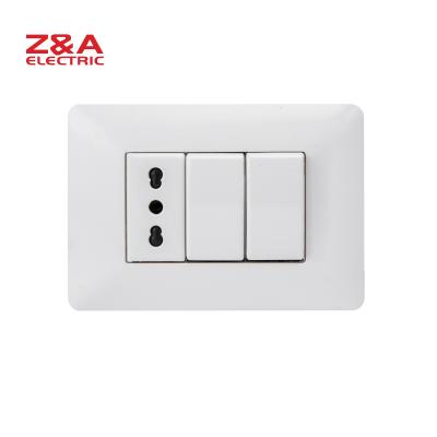 China Italy Europe US Standard Socket Light PC+Copper BM1317 WALL SOCKET Switch Home Matix for sale