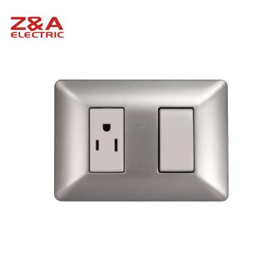 China US Standard PC+Copper BM1213.SLV WALL SWITCH Italy Europe Italy Europe Matix Socket Light American Standard for sale