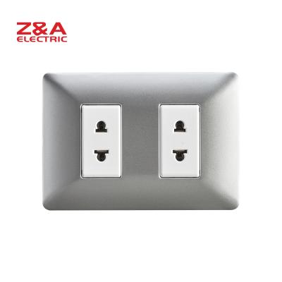 China Italy Europe US Standard Socket Light Home PC+Copper BM1202.SLV WALL SOCKET Switch Matix for sale