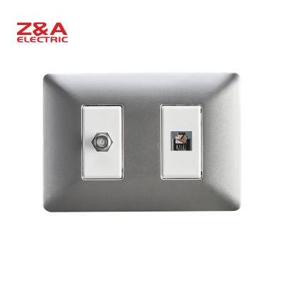 China US BM1878.SLV PC WALL SOCKET SWITCH Italy Europe American Standard Socket Light Home Matix for sale