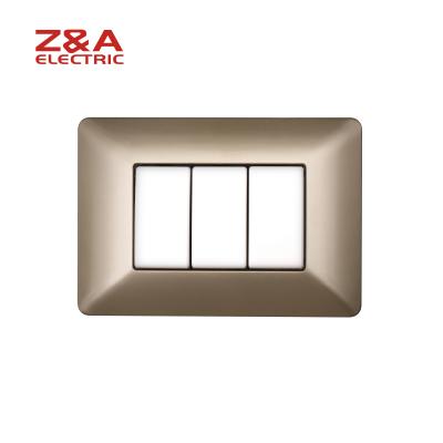 China US Standard Wall Switch PC+Copper BM1301.3W.CHP Socket Light Home Italy Europe Matix for sale