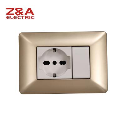 China US Standard Wall Switch PC+Copper BM1327.3W.CHP Socket Light Home Italy Europe Matix for sale