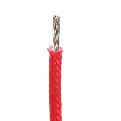 China Household appliances UL3122 Round Electrical Silicone Cable with Insulated Fiberglass 26AWG Copper Stranded 3/0AWG~28AWG AWM3122 for sale