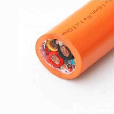 China New energy electric vehicle EV TPE/silicone insulation high voltage power wire electric car ev charging cable for sale