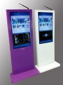 China 42 inch internet CF card floor standing lcd digital signage kiosks Wifi Module for sale