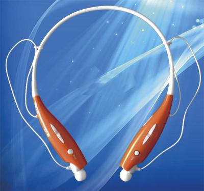 China Orange Music Wireless Bluetooth Earphone For Mobile Phone Handfree for sale