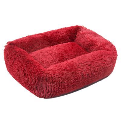 China Jhome Breathable Pampers 110*90cm RTS XXLarge Winter Rectangle Dog Bed Fluffy Warm Soothing Washable Comfortable Washable Luxury Pet Bed Waterproof for sale