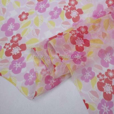 China Fusible digital printed cotton sateen for sale