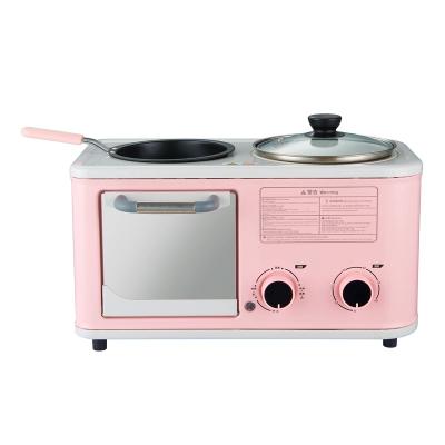 China wholesale 304 stainless steel OEM 3 in 1 home electric breakfast machine for sale