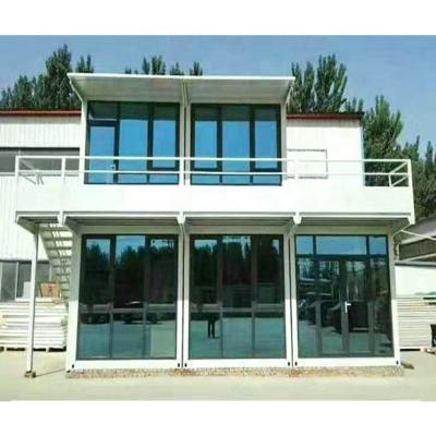 China Modern Container Homes Greece Mini Mobile Homes Container House 2 Stories Duplex Container House for sale