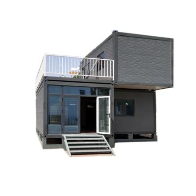 China Modular Prefab Office Buildings And Windows Container Modualr Glass Wall House for sale