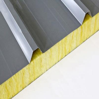 China Modern High Quality Polyurethane Sandwich Panel Maker Insulated Wall Polystyrene Glass Wool Board Sandwich Panel for sale