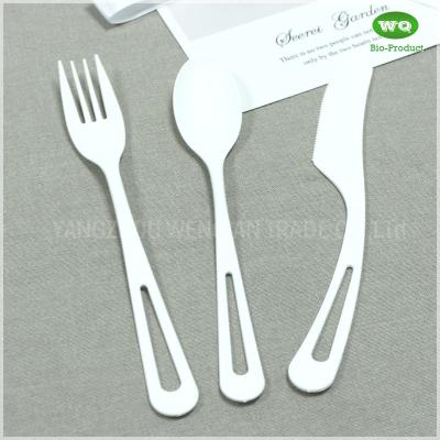 China 7.5 Inch Biodegradable CPLA Cutlery Perfect For Parties,Weddings,Events,BBQs Disposable Plastic Products Safe To Use for sale