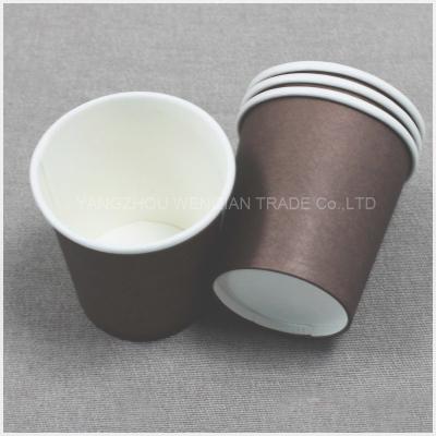 China Wholesale Disposable Brown 3oz Single Wall Cup,Paper Cups For Coffee,Brown Paper Coffee Cups,Bulk Paper Coffee Cups for sale