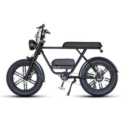 China MINI TYPE Fast Chopper Fat Bike 7 Speed ​​Retro Enduro Electric City Electric Bicycle Chopper eBike For Adult for sale