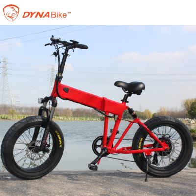 China Suzhou Dynavolt 48V 500W multifunctional rear hub motor 20 inch foldable ebike for sale