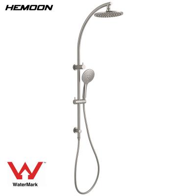 China With Slide Bar Deluxe design Twin Shower Set Shower Rooms Handheld With Ce Certification Rain Mist Shower Head Set for sale