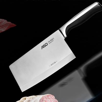 China 30Cr13 Stainless Steel Cutter Kitchen Knives Meat Chopper Chopping Knife Traditional Chinese Sustainable Vegetable Cleaver for sale