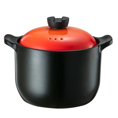 China 6L Viable Manufacturing Clay Ceramic Nordic Food Cooking High Quality Stew Hot Pot Casserole for sale