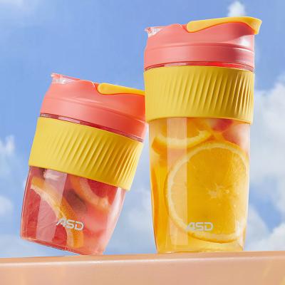 China Sustainable Double Wall Glass And Silicone Tea Coffee Water Tumbler Cups With Round Lid And Straws for sale