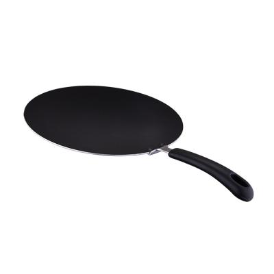 China Sustainable Non Stick Foil Non Stick Piza Pancake Round Cake Tawa Flat Pancake Pans for sale