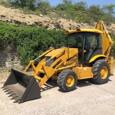 China 7*24 Hours Service Snsc 388 Backhoe Wheel Loader With Front End Loader And Backhoe Loader for sale