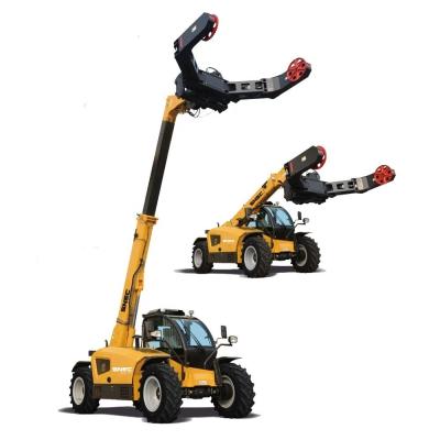 China 4X4 7m Four Wheel Steering 3 Ton 4 Ton Lifting Height Telescopic Boom Forklift Telehandler for sale