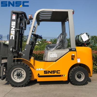 China FL25 Gasoline LPG Dual Fuel 2.5 Ton Forklift Truck for Versatile Material Handling for sale