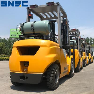 China Japan Nissan Engine FL30 Dual Fuel Forklift with Gasoline and Load Center 500mm for sale