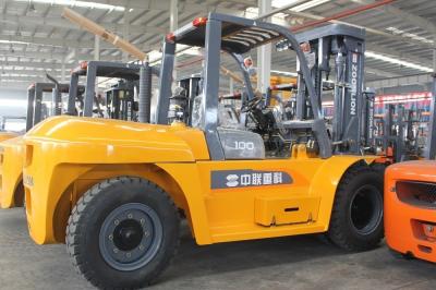 China Lift Truck 10 Tons Forklift Diesel for Heavy Load Construction Lift Height 3000-6000mm for sale