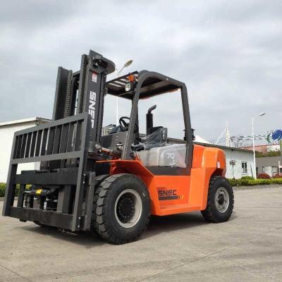 China 5T 10T Load Capacity Diesel Forklift Truck with 2460mm Overhead Guard Height from Snsc for sale