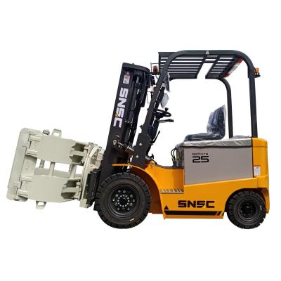 China 2.5 Ton Capacity Chery Electric Fork Lift 2 Stage / 3 Stage With AC Motor And Adjustable Cab Location for sale