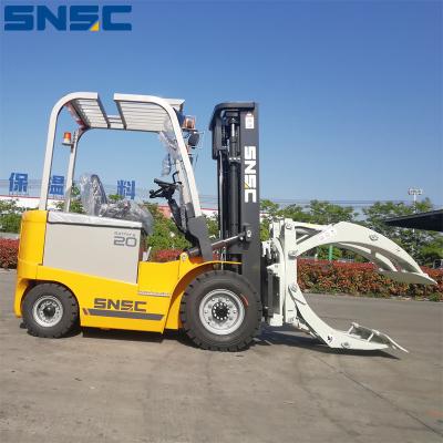 China Luxe ophangstoel 2000kg 48V op batterij bediende vorklift Fb20 elektrische vorklifter Te koop