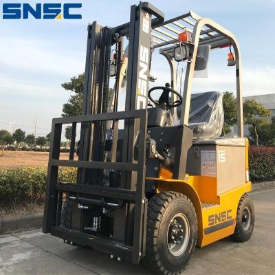 China 1Mini carretilla elevadora eléctrica de 5 toneladas con cabina ajustable y centro de carga de 500 mm en venta