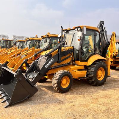 Κίνα Αγορά του Μεξικού SNSC 388 Backhoe Loader Excavator 2740mm Bucket Dumping Height 75 KW Δύναμη προς πώληση