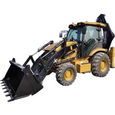 Chine Chargeur rétro-excavateur 4x4 avec moteur WEICHAI et intégration de soupape hydraulique à vendre