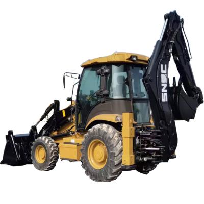 Κίνα 103hp 4x4 Driving Wheel Backhoe Loader με 1cbm ονομαστική χωρητικότητα κουβάς εντός του προϋπολογισμού σας προς πώληση