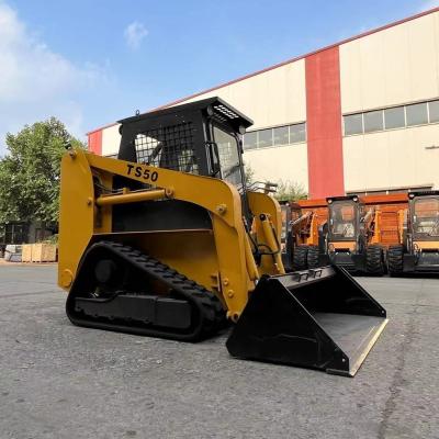 China LS EPA motor uitgerust multifunctionele skid steer loader met uitlaat voor airconditioning Te koop