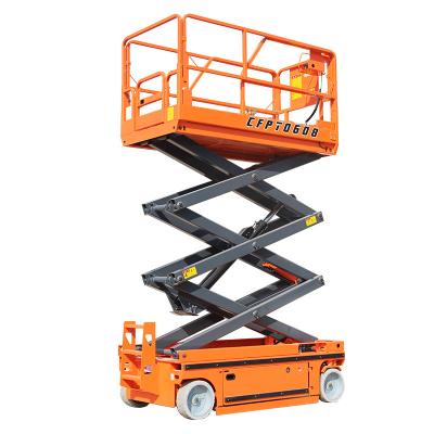 China 300kg Steel Structure Hydraulic Scissor Lift Table / Electric Lifting Platform for sale