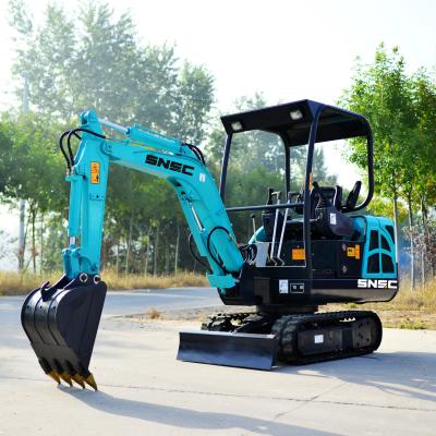 China 20kw Mikro Klein Minibagger Hydraulischer Crawler Digger Bagger 1,7 Tonnen Betriebsgewicht zu verkaufen