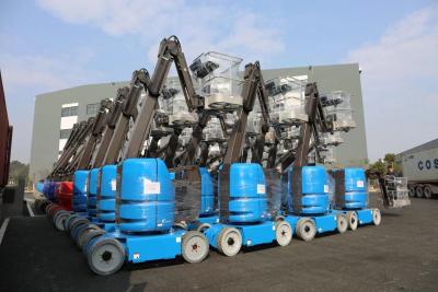 China Bouwwerk 14m 16m 18m 20m Zelfrijdende articulaire boomlift Dieselboomlift Te koop