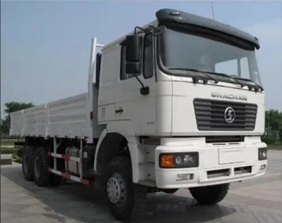 China Witte 6X4 Shacman F2000 Dump Truck 21-30 ton Euro 2 rechterhandschietende kantelmotor Te koop